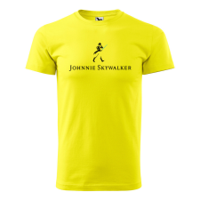 ZSONA DEKOR Póló Johnnie Skywalker mintával - Sárga XXXL méretben egyedi ajándék