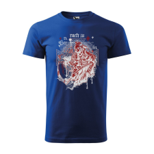 ZSONA DEKOR Póló Kaszás mintával - Kék M méretben egyedi ajándék