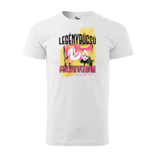 ZSONA DEKOR Póló Legénybúcsú folyamatban mintával - Fehér S méretben egyedi ajándék