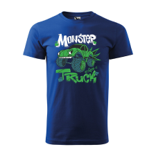 ZSONA DEKOR Póló Monster truck mintával - Kék S méretben egyedi ajándék