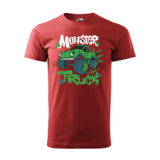 ZSONA DEKOR Póló Monster truck mintával - Terrakotta XXL méretben egyedi ajándék