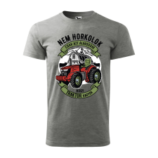 ZSONA DEKOR Póló Nem horkolok mintával - Szürke S méretben egyedi ajándék