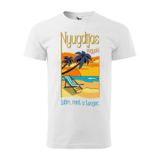 ZSONA DEKOR Póló Nyugdíjas vagyok mintával - Fehér XXXL méretben egyedi ajándék