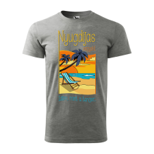 ZSONA DEKOR Póló Nyugdíjas vagyok mintával - Szürke XXXL méretben egyedi ajándék