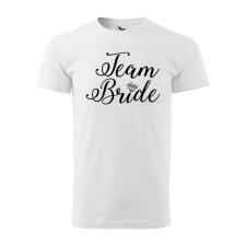 ZSONA DEKOR Póló Team bride mintával - Fehér XXXL méretben v5 egyedi ajándék
