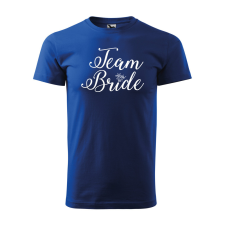 ZSONA DEKOR Póló Team bride mintával - Kék S méretben v5 egyedi ajándék