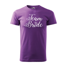ZSONA DEKOR Póló Team bride mintával - Lila M méretben v5 egyedi ajándék