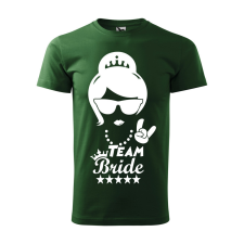 ZSONA DEKOR Póló Team bride mintával - Zöld XL méretben v3 egyedi ajándék