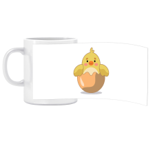 ZSONA DEKOR Porcelán bögre Ovis jellel Csibe mintával bögrék, csészék