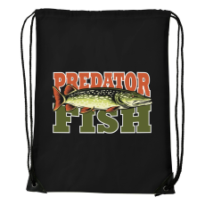 ZSONA DEKOR Predator fish - Sport táska fekete