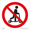 ZSONA DEKOR Rollerezni tilos! Műanyag tábla 100x100 mm