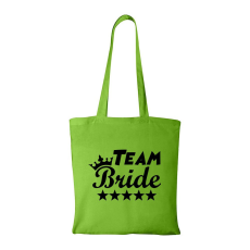 ZSONA DEKOR Team Bride - Bevásárló táska zöld