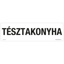 ZSONA DEKOR Tésztakonyha Öntapadós matrica 250x80 mm információs címke