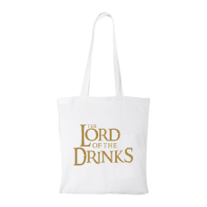 ZSONA DEKOR The Lord of the Drinks - Bevásárló táska fehér