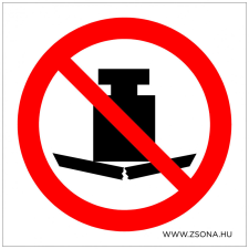 ZSONA DEKOR Túlterhelni tilos! Öntapadós matrica 150x150 mm információs címke