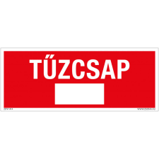 ZSONA DEKOR Tűzcsap Öntapadós matrica 250x100 mm információs címke