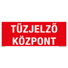 ZSONA DEKOR Tűzjelző központ Öntapadós matrica 250x100 mm információs címke
