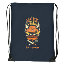 ZSONA DEKOR Úgy grillezek mint egy viking - Sport táska navy kék kézitáska és bőrönd