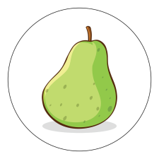 ZSONA DEKOR Vasalható Ovis jel csomag Körte mintával ajándéktárgy