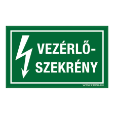 ZSONA DEKOR Vezérlőszekrény Műanyag tábla 160x100 mm információs címke