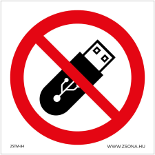 Zsona Mágneses vagy elektronikus adathordozóval belépni tilos! Öntapadós matrica 200x200 mm információs címke