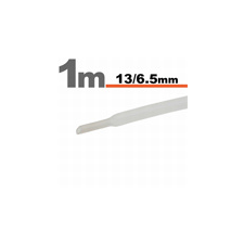  Zsugorcső (13 mm - 6.5 mm) - átlátszó villanyszerelés