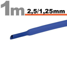  Zsugorcső 2,5mm/1,25mm kék villanyszerelés