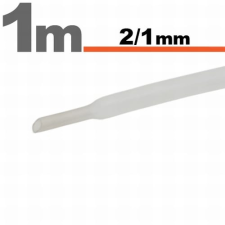  Zsugorcső átlátszó 2/1mm 11020T villanyszerelés