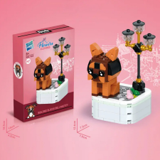 ZUANMA Bullmasztiff, cuki kutyusok építőkocka játék barkácsolás, építés