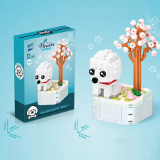 ZUANMA Uszkár, cuki kutyusok építőkocka játék barkácsolás, építés