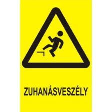  Zuhanásveszély! információs tábla, állvány