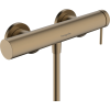 Zuhany csaptelep Hansgrohe Tecturis S zuhanyszett nélkül 150 mm csiszolt bronz 73622140