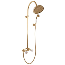 Zuhany csaptelep RAV SLEZÁK zuhanyszettel együtt 100 mm arany BRILLIANCE181.03Z csaptelep