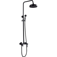 Zuhanycsap, Blackswan, M68.5 típus, antik fekete modell, 20 cm-es méret csaptelep