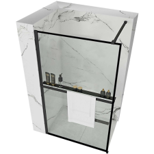  Zuhanyfal Rea Bler 90 polccal és Evo akasztóval kád, zuhanykabin