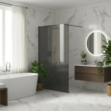  Zuhanyfal Rea Flexi Grey / Titan 140 kád, zuhanykabin