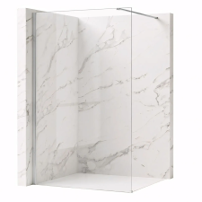  Zuhanyfal Rea Flexi Transparent / Chrome 140 kád, zuhanykabin