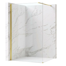  Zuhanyfal Rea Flexi Transparent / Gold 90 kád, zuhanykabin