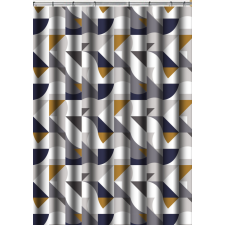 Zuhanyfüggöny - SILVER MOSAIC - Impregnált textil - 180 x 200 cm lakástextília