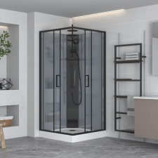  Zuhanykabin négyzet 90x90 cm SAT Project SATPROBOXQ90CT kád, zuhanykabin