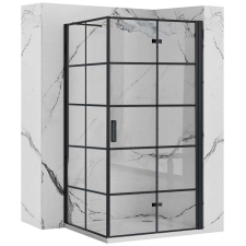  zuhanykabin Rea Molier Black 100x90 kád, zuhanykabin