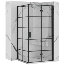  zuhanykabin Rea Molier Black 80x80 kád, zuhanykabin