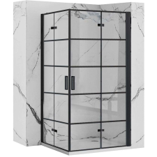 Zuhanykabin Rea Molier Black Double 80x80 kád, zuhanykabin