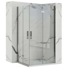 Zuhanykabin Rea Molier Chrome Double 80x80 kád, zuhanykabin