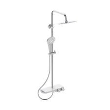  Zuhanyoszlop termosztátos keverőcsappal és üvegpolccal Ideal Standard Ceratherm S200 csaptelep