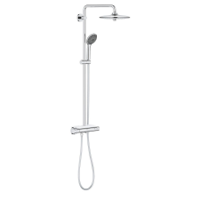 Zuhanyrendszer Grohe Vitalio Joy a falra termosztatikus csapteleppel króm 26403001 csaptelep