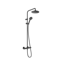  Zuhanyrendszer Hansgrohe Vernis Blend termosztatikus csapteleppel fekete matt 26276670 csaptelep