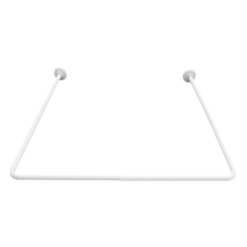  Zuhanyrúd Fehér U 90x90x90cm karnis, függönyrúd