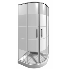 Zuhanysarok negyedkör 80x80 cm Jika Lyra Plus H2533810006651 kád, zuhanykabin