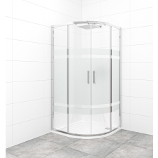 Zuhanysarok negyedkör 90x90 cm SAT TEX SATBKTEXS90CRS kád, zuhanykabin